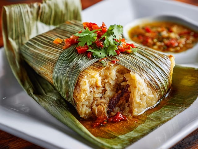 Nacatamal (Nicaraguan Tamal).